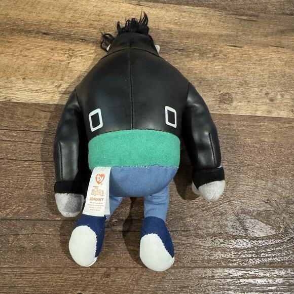 Ty Beanie Babies SING Movie Johnny The Gorilla 9” Beanbag Plush 2017 READ - Picture 2 of 7